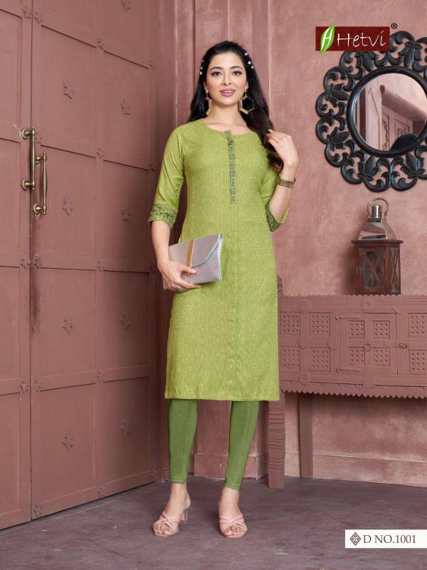 Hetvi Frooti Vol 1 Fancy Rayon Kurti Collection